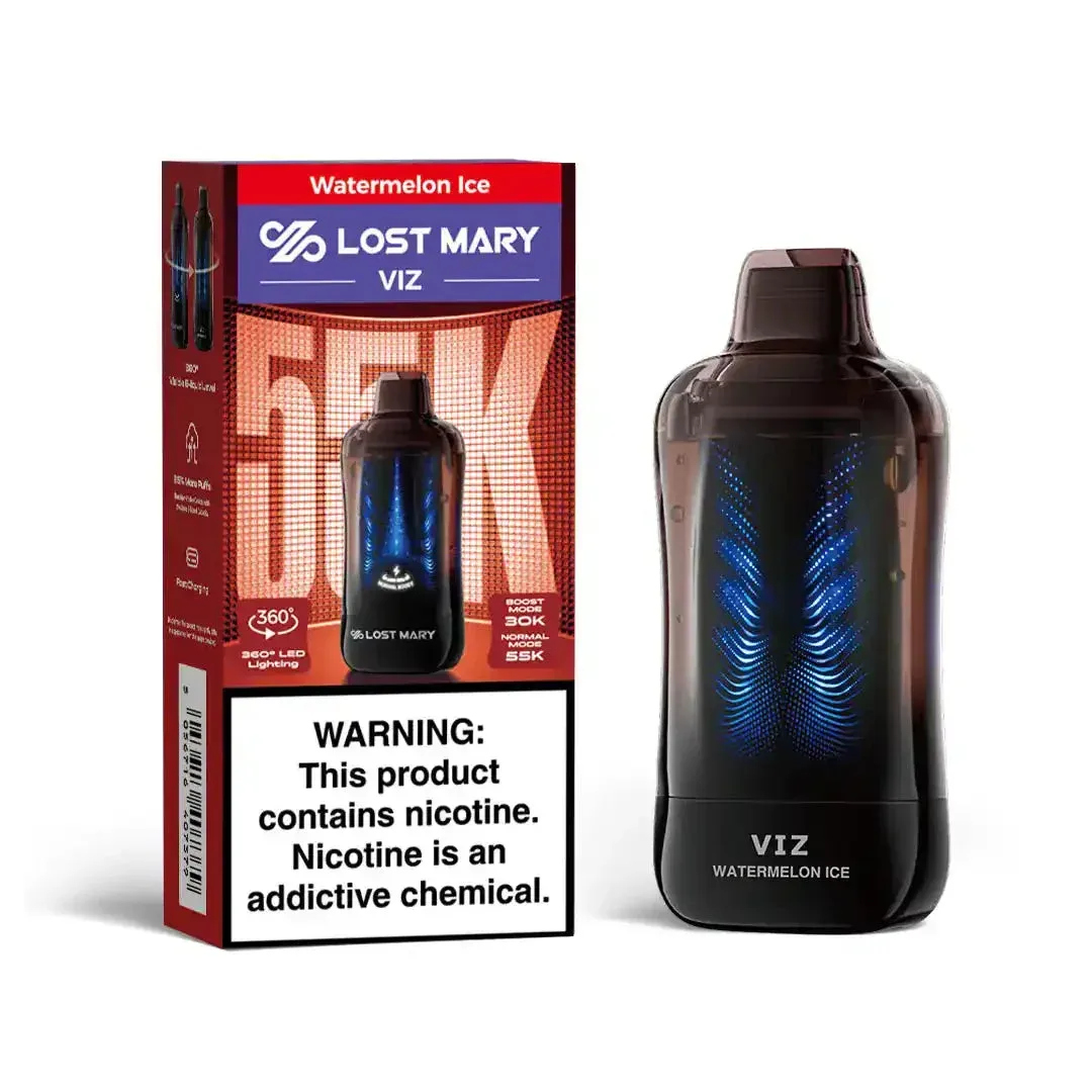 Watermelon Ice - Lost Mary VIZ 55k Disposable Vape