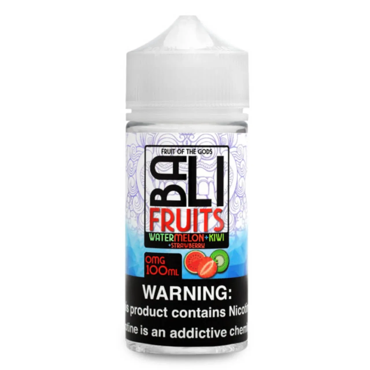 Watermelon Kiwi Strawberry Ice 100ml E-Juice | Bali Fruits