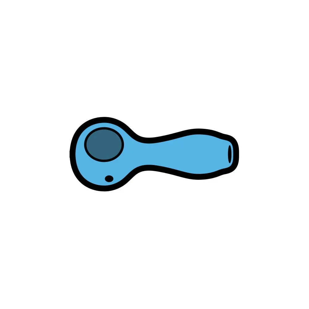 Weed Pin Blue Weed Pipe - Image 2