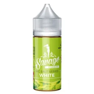 White e-Juice by Savage Nic Salts E-Liquid