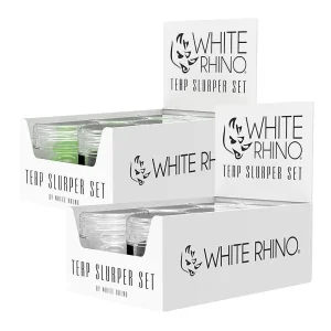 White Rhino Terp Slurper Marble Set | 3pc | 6ct Display