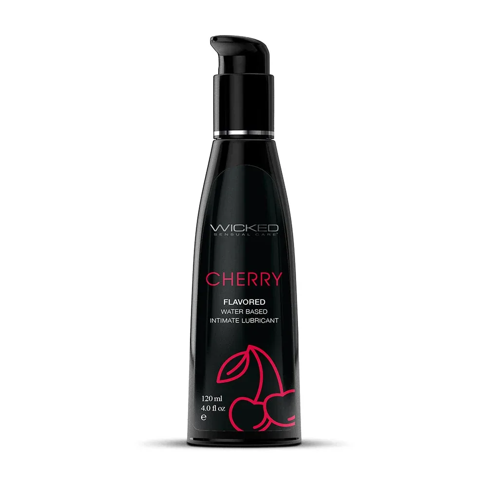Wicked Aqua Cherry Water-Based Lubricant 4 oz. - Image 2