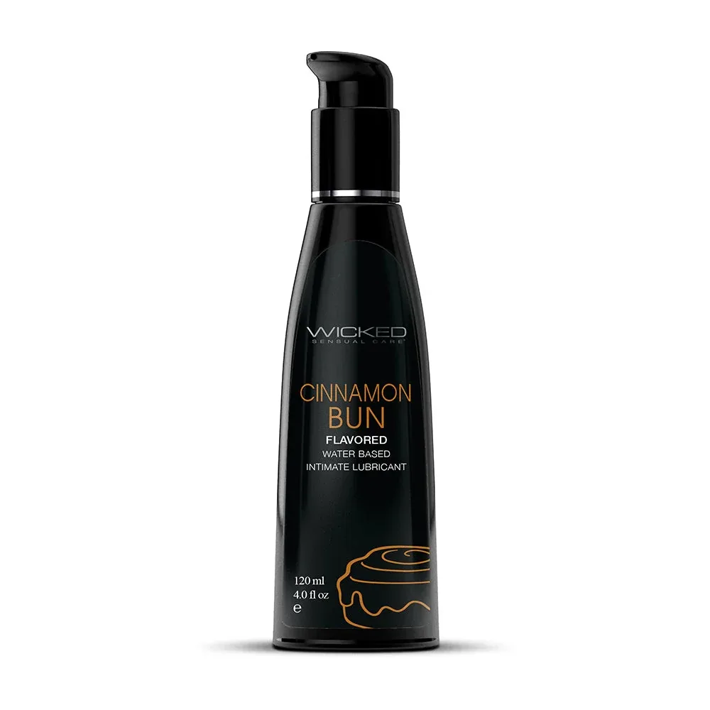 Wicked Aqua Cinnamon Bun Water-Based Lubricant 4 oz. - Image 2