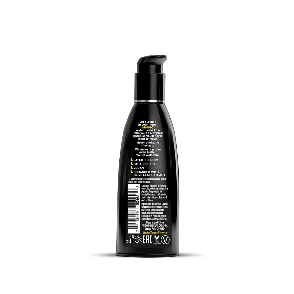 Wicked Aqua Mango Water-Based Lubricant 2 oz. - Image 2