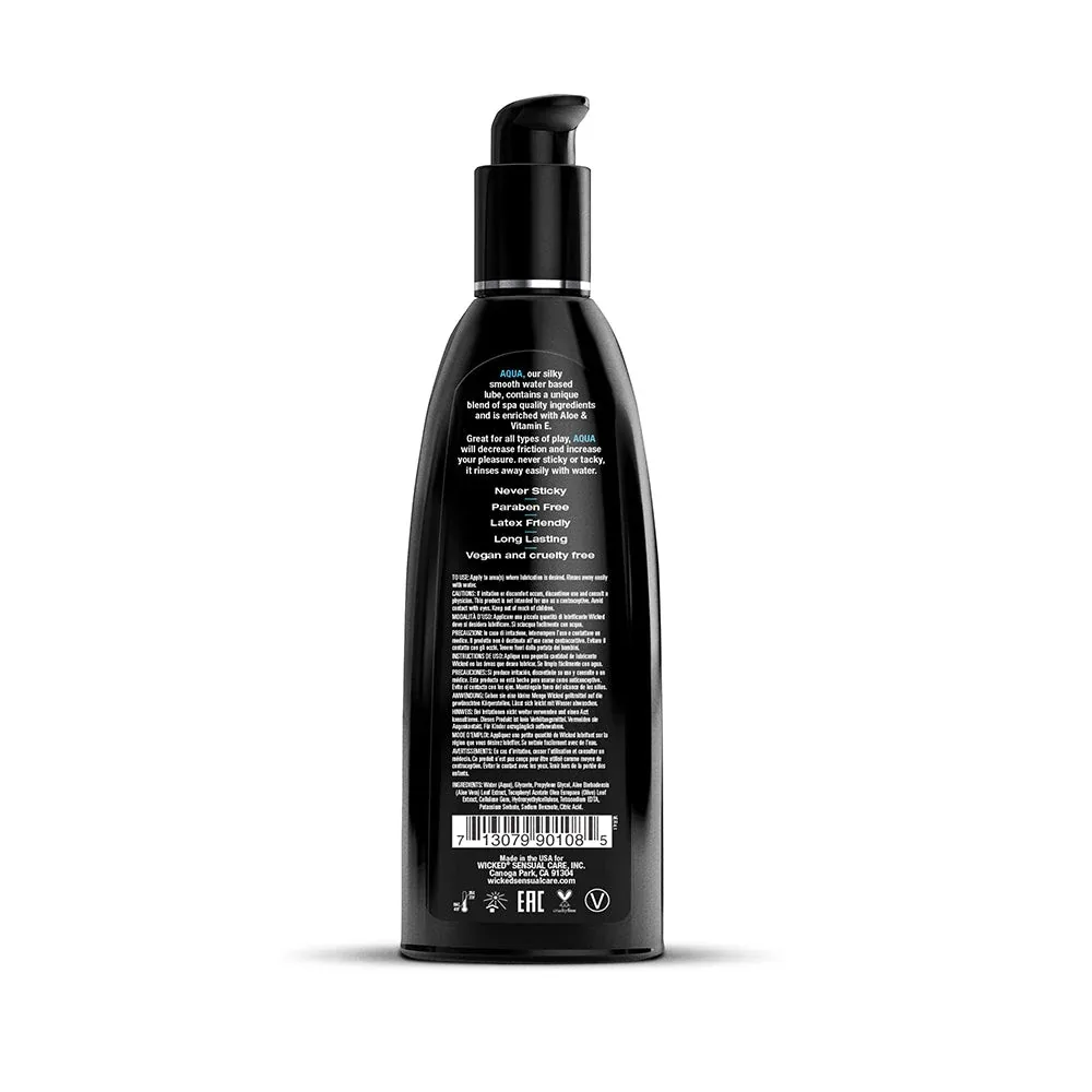 Wicked Aqua Water-Based Lubricant 8.5 oz. - Image 2