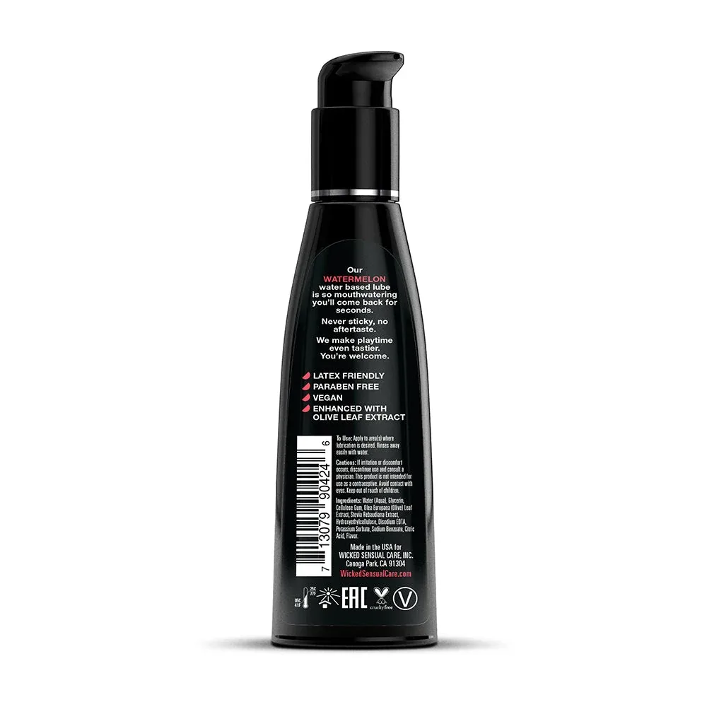 Wicked Aqua Watermelon Water-Based Lubricant 4 oz. - Image 2