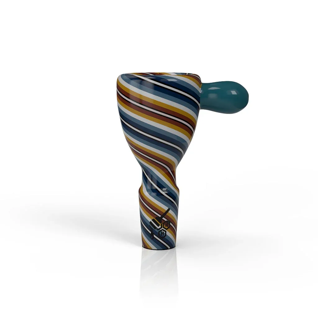 Wig Wag Stripped Bong Bowl Pieces