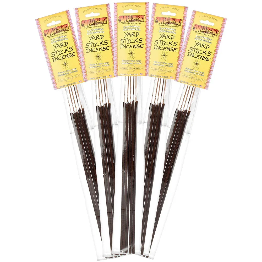 Wild Berry Citronella Yard Sticks - 19" - 5PK - 12PC - Image 2