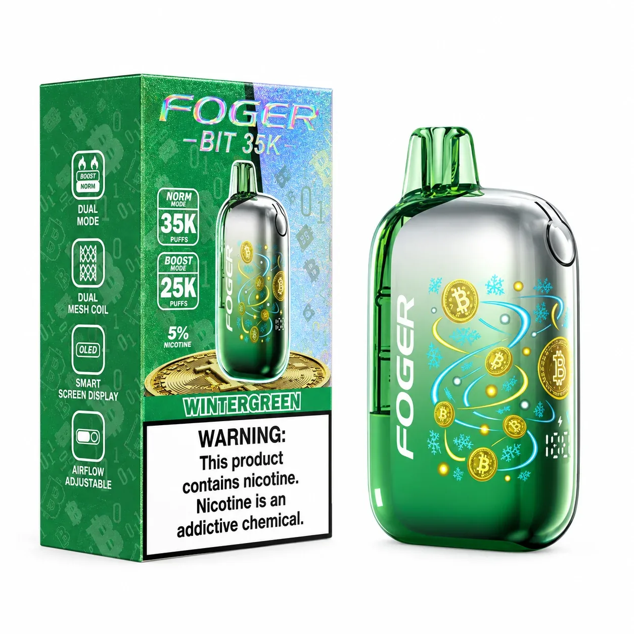 Wintergreen - Foger Bit 35k Disposable Vape