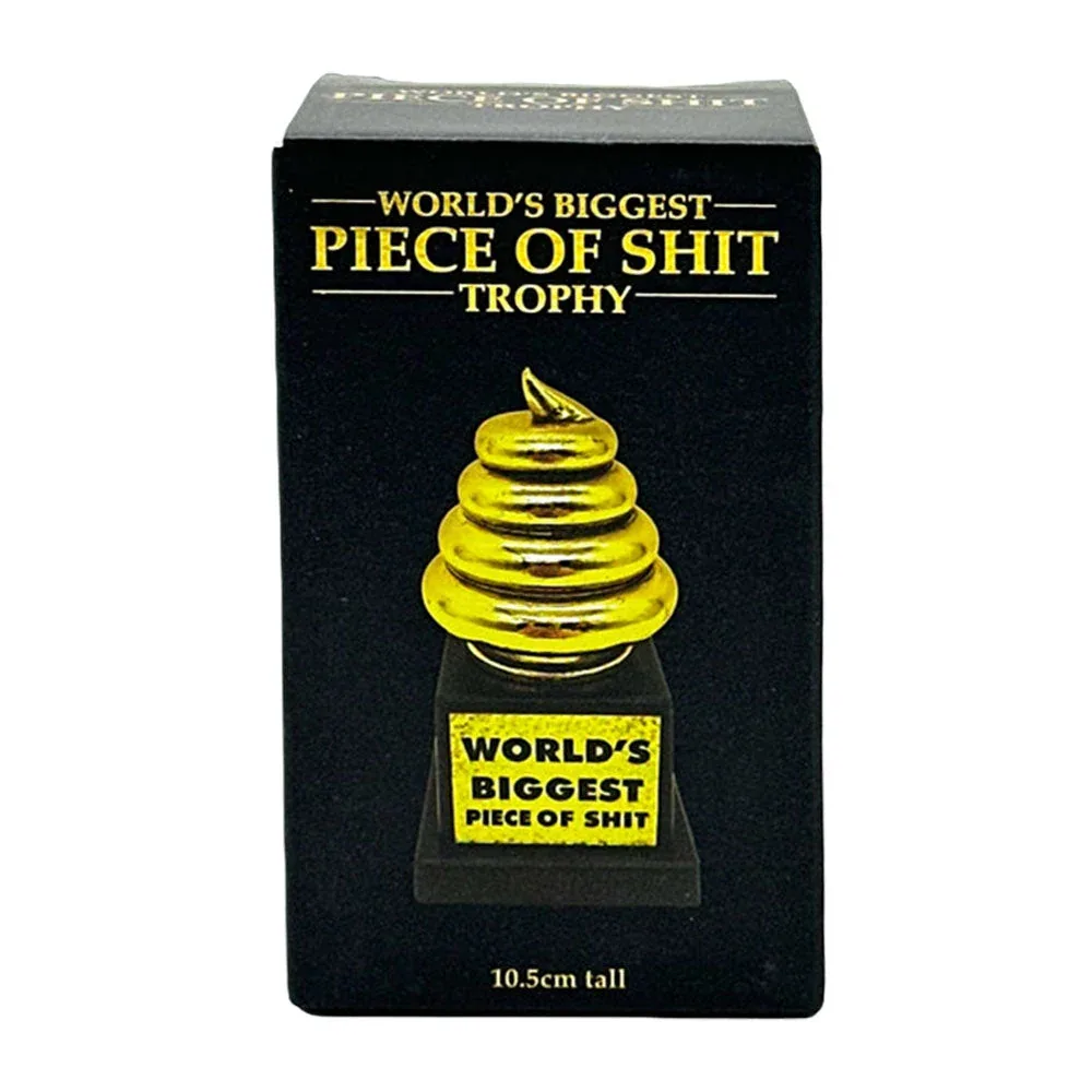World's Biggest Piece Of Shit Trophy - 4.1" - Image 2