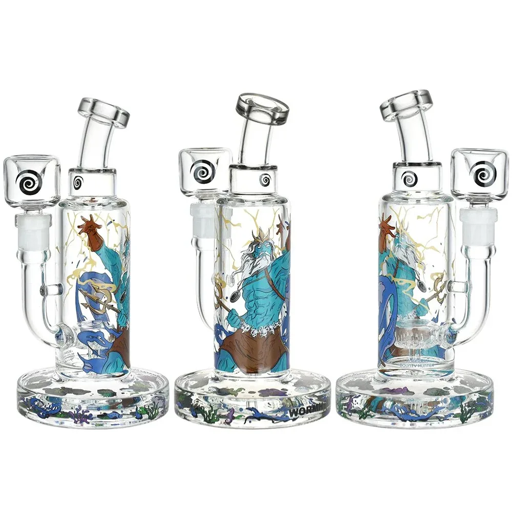 Wormhole Poseidon Bounty Hunter Water Pipe - 8.25" / 14mm F - Image 2