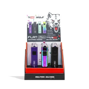 Wulf Mods Flat Mini Battery Assorted Colors – 9PK
