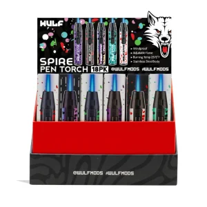 Wulf Mods Spire Pen Torch Assorted Colors – 18PK
