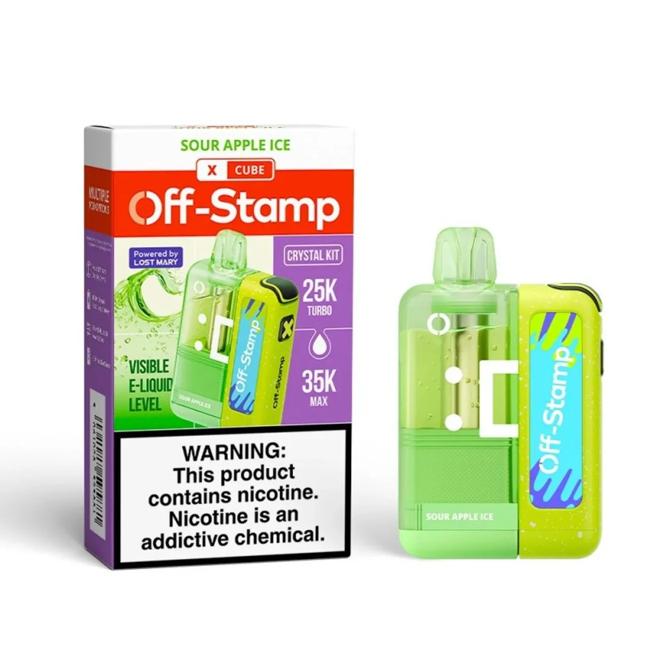 X-Cube Crystal 35K Puff Disposable | Off Stamp