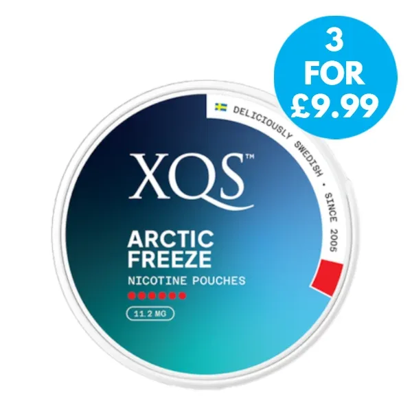 XQS Snus 11.2mg Nicotine Pouches Arctic Freeze