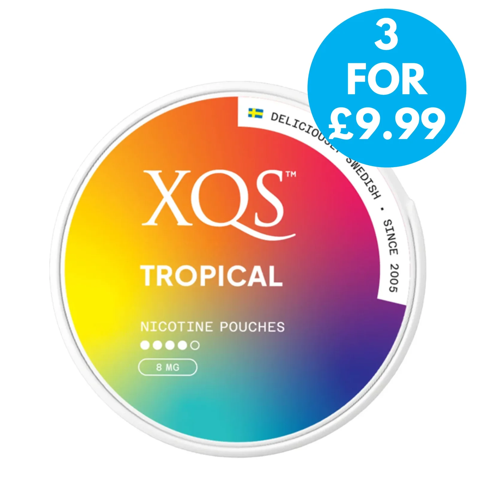 XQS Snus 8mg Nicotine Pouches