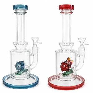 Xtreme - 13" Nimo Fish Perc Glass Bong