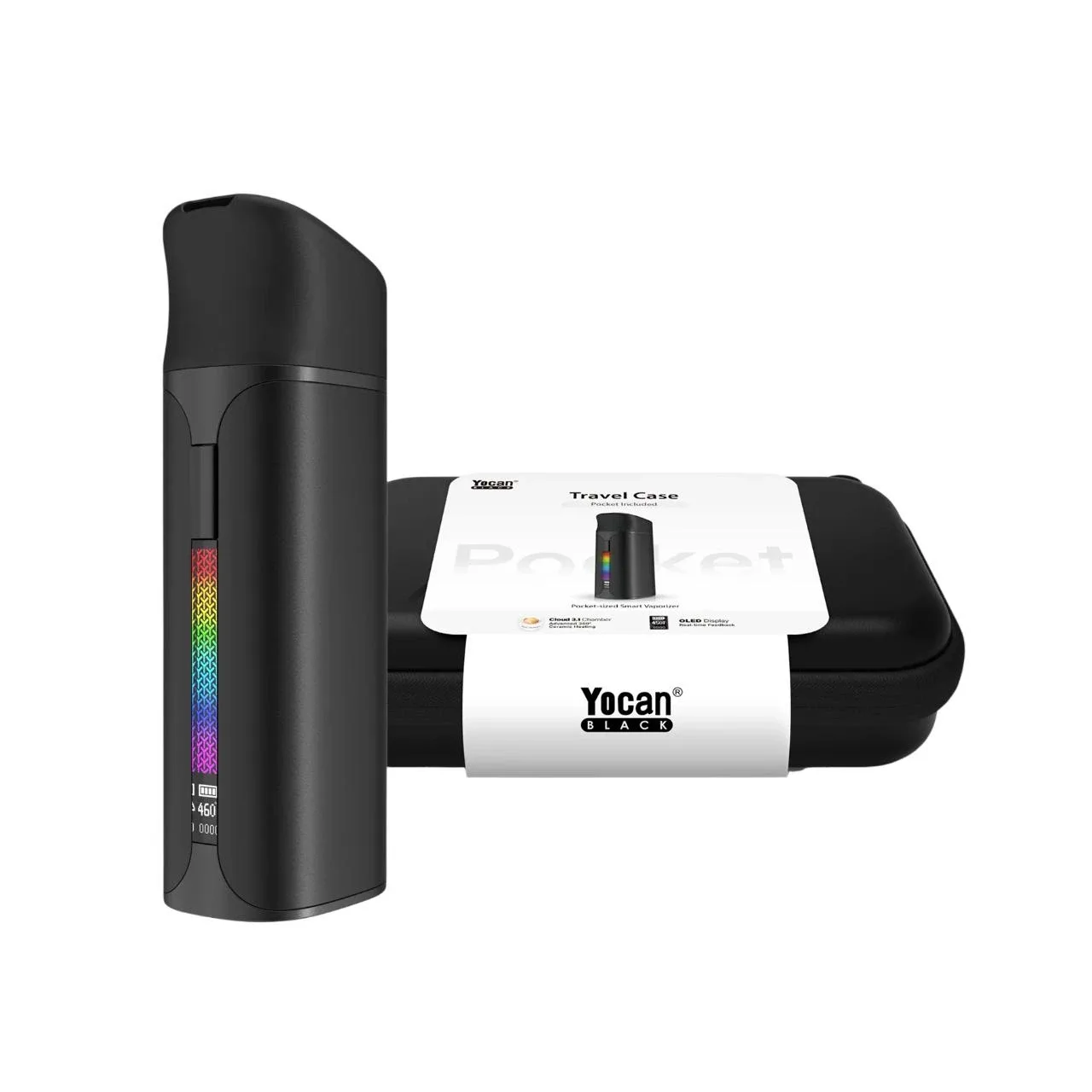 Yocan Black Pocket Vaporizer Travel Case Kit