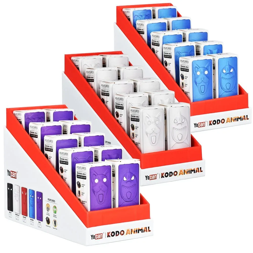 Yocan Kodo Variable Voltage 510 Cart Vape Battery | 900mAh 10ct