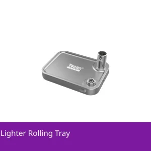 Yocan Red Slate Lighter Rolling Tray