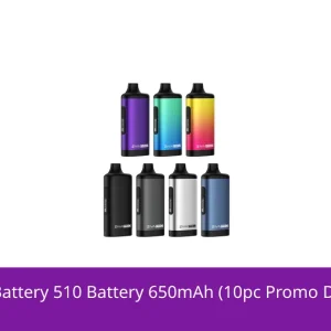 Yocan Ziva Pro Battery 510 Battery 650mAh (10pc Promo Display)