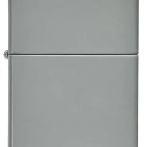 Zippo Lighter - Classic Flat Gray