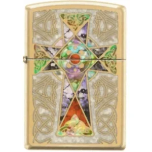 Zippo Lighter - Cross Fuzion Hi Polished Brass