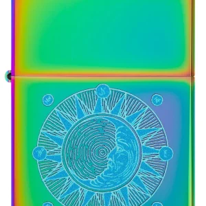 Zippo Lighter - Multi-Color Sun
