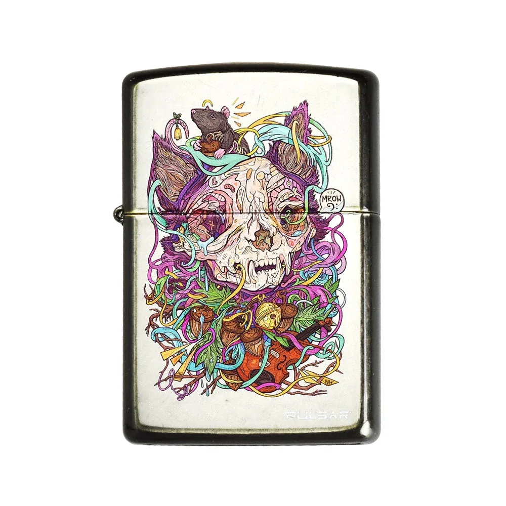 Zippo Lighter | Pulsar Courtney Hannen MrOw | Gray Dusk