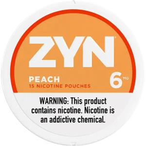 ZYN Peach Nicotine Pouches (5 Pack)